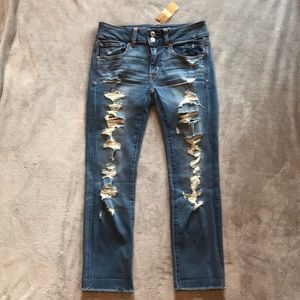 American Eagle Super Super Stretch Artist Crop